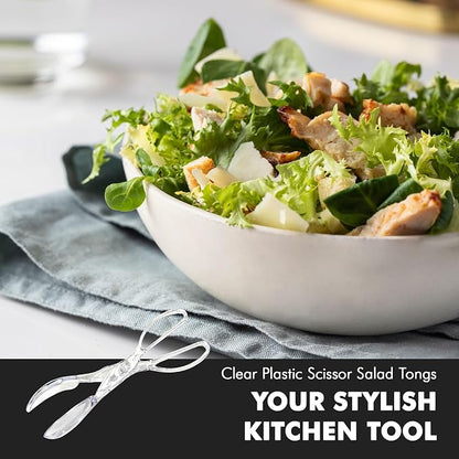 Chef Craft Premium Salad Scissor Tongs, 11.25 inch - Image 5