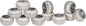 Lightnpro Beaded Napkin Ring Set of 12 - Elegant Decorative Napkin Holder for Dining Table Decor, Weddings, Banquets, Birthday Parties, Thanksgiving, Special Occasion, Holiday & Everyday Use - Silver