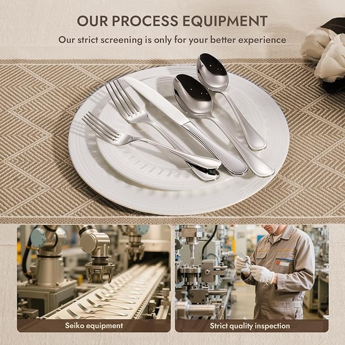 18/10 Stainless Steel Silverware Set - Image 4