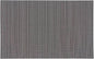 Black PVC Placemat Set of 1/6/10 Square Bamboo Tableware Pad Heat Wipe Clean by Unknown