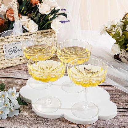 LIYH 20 Pcs Plastic Champagne Glasses 8 oz Champagne Flutes Plastic Cocktail - Image 4
