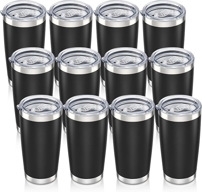 20 oz Tumbler with Lid Stainless Steel Insulated Tumblers Bulk Cups Mug | by Orebigo
