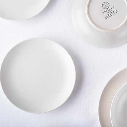 Porto by Stone Lain Semplice 12-Piece Premium Kitchen & Dining Dinnerware Set - Image 9