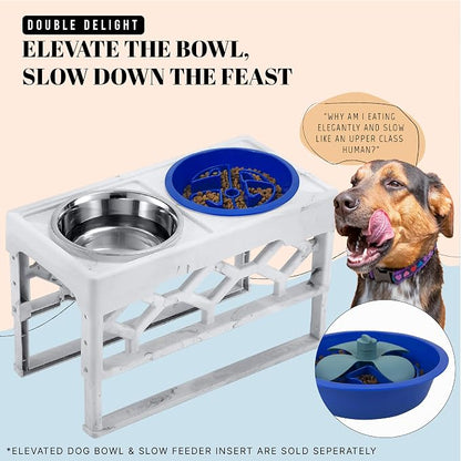 AVERYDAY Slow Feeder Dog Bowls for Large Breeds Fits Raised Feeding Station - Image 8