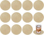 uxcell Round Faux Leather Coasters 4 Inch, Drink Coasters Suit by uxcell