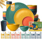 Teivio 88-Piece Plates and Bowls Sets by Teivio