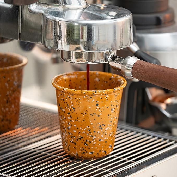 4-Piece 10oz Handleless Coffee Cups, - Image 3