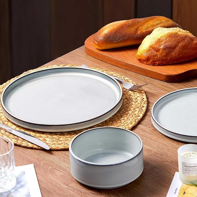 LIANYU 12 Piece Dinnerware Dishes Sets - Image 7