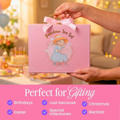 Giggle & Honey® Pink Heart Tea Party Set - Image 9