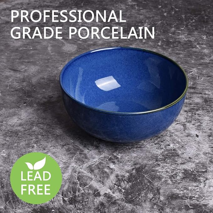 Ceramic Soup Bowl Set of 4, 24 Oz, Cereal Bowl - Image 3