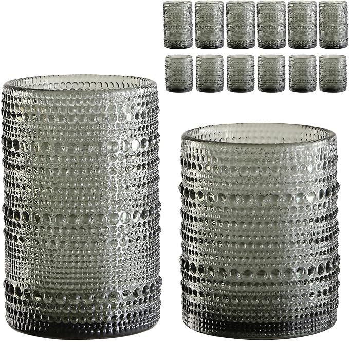 ZMOWIPDL Drinking Glasses Set of 12, by ZMOWIPDL