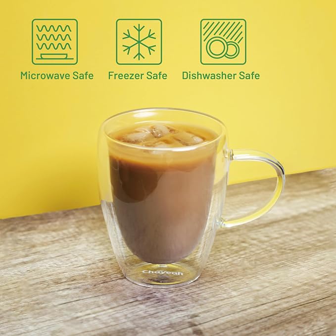Double Wall Glasses, 12 OZ Insulated Cups - Image 5
