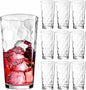 Highball Drinking Glasses Set of 10 Glass Cups by Home Essentials, 17 Oz. by SPACEGLASS