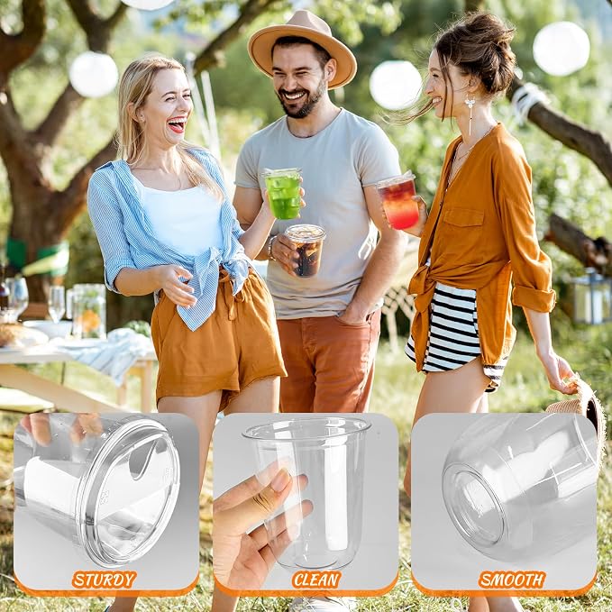 50 Pack Clear Plastic Cups - Image 6
