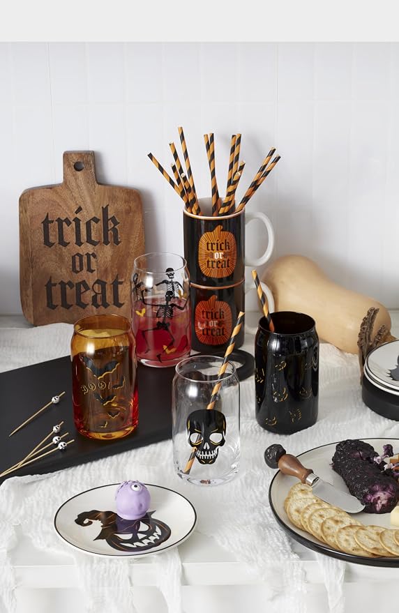 Oneida Barware, Vintro Halloween Can Cooler Glasses, Dishwasher Safe, Made of - Image 7