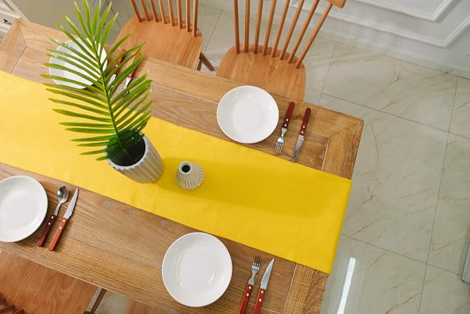 2 Piece Fabric in 1 Dining Table Runner 12 x 120 inches Living Room Dinner - Image 3