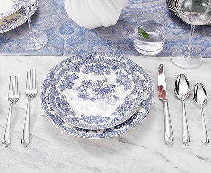 KEAWELL Premium Astra Flatware Set, 20-Piece Service for 4 Mirror-Finished 18/10 Stainless Steel Silverware, Modern Cutlery Dishwasher Safe for Meals and Gatherings (20, Silver)