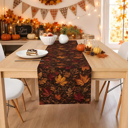 Fall Decor - Maple Leaf Fall Table Runner - Image 2