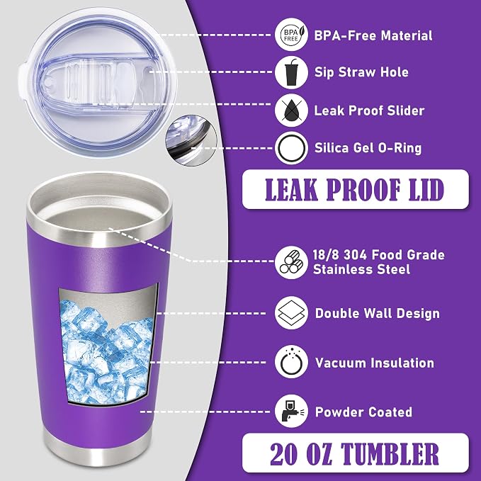 20oz Tumbler Insulated Coffee Tumblers - Image 3