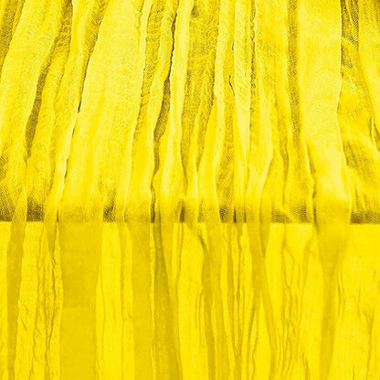 10 Pack Yellow Cheesecloth Table Runner 35x120 Inch 10Ft Rustic Gauze Cheese - Image 5