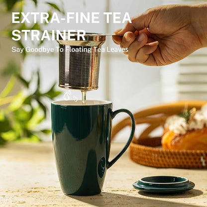Sweese 15 OZ Porcelain Tea Mug - Image 4