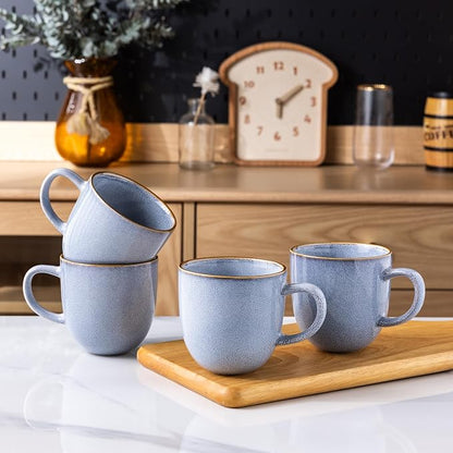 AmorArc 12oz Coffee Mugs, Ceramic Coffee Mugs set of 6 - Image 5