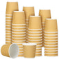 Yaomiao 200 Pcs 4 oz Disposable Espresso Coffee Cups Ripple Corrugated Paper by Yaomiao