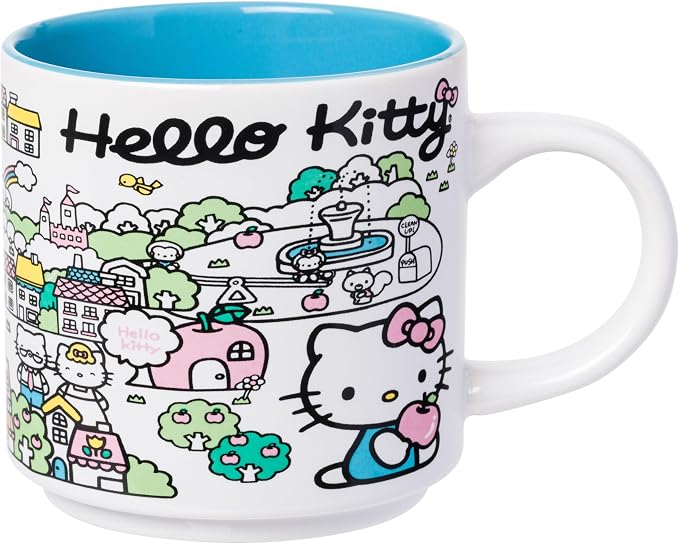 Silver Buffalo Sanrio Hello Kitty Destination Neighborhood Single Stackable by SilverBuffalo