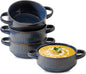 Soup Bowls with Handles, 23 oz French Onion Soup Crocks, Stackable Soup Bowl by Howise