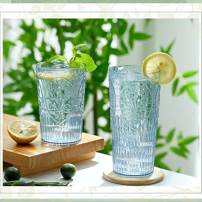 Wiwiqing 20oz Vintage Plastic Ribbed Tumblers Set of 12, Baby Shower, Birthday - Image 4