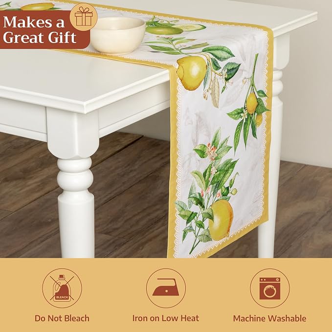 Maison d' Hermine Table Runner 100% Cotton 14.50" x 108" | Table Runners 108 - Image 5