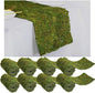 Dried Moss Table Runner Preserved Moss Mat Artificial Green Moss Roll by Jutom