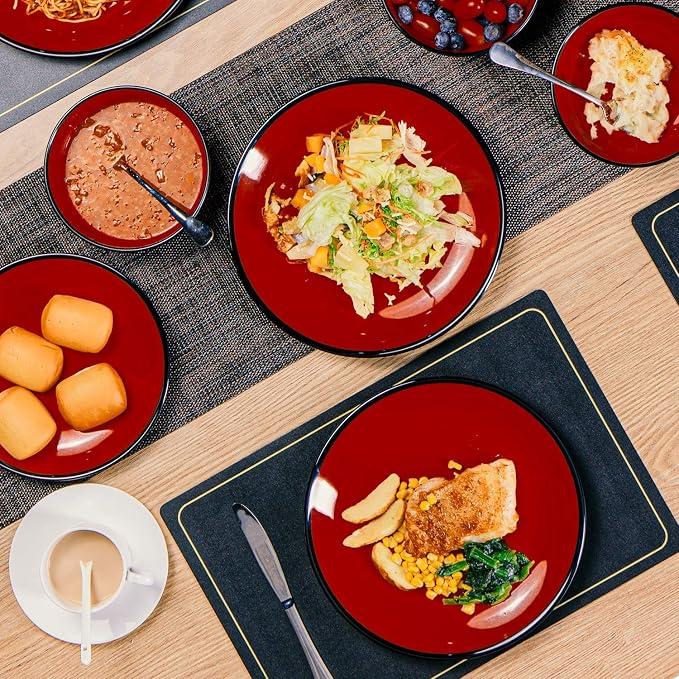 TP 18-Piece Melamine Dinnerware Sets, Service - Image 3