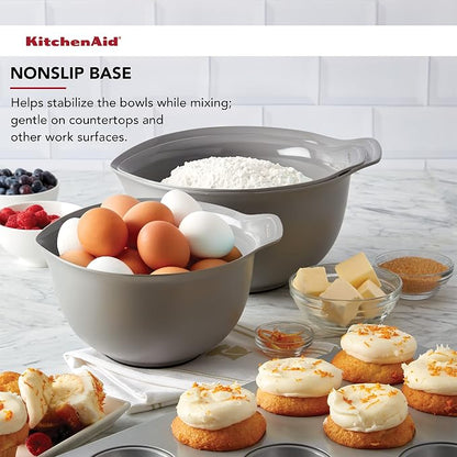 KitchenAid Universal Nesting Plastic Mixing Bowls, 2.5 quart, 3.5 quart - Image 5