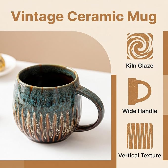 Large Ceramic Coffee Mug - 20oz Big Tea Cup - Image 6