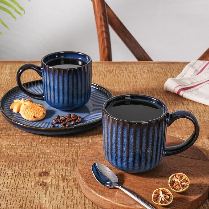 famiware Coffee Mugs Set of 6, Starlight 11 oz Mug Cup Set - Image 3