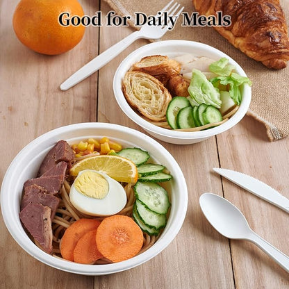 150 Pack 12 oz Compostable Paper Bowls Disposable - Image 7