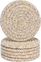 ABenkle Woven Coasters for Drinks Set of 6, Boho Absorbent Drinking Coaster by ABenkle