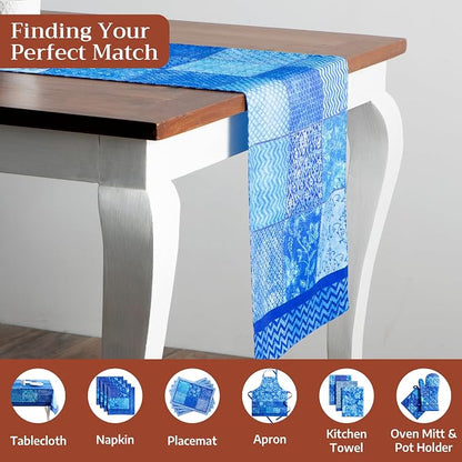 Maison d' Hermine Table Runner 100% Cotton 14.50" x 108" | Table Runners 108 - Image 4