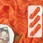3Pcs Orange Cheesecloth Table Runner Fall Bridal Shower Home Decor | 35x120 by FEXIA
