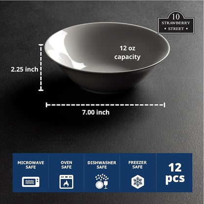 10 Strawberry Street 7" Catering Round Cereal Bowl - Image 3