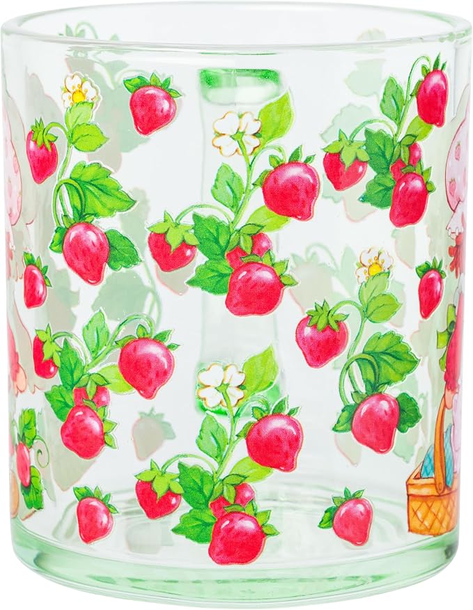 Silver Buffalo Strawberry Shortcake Retro, Vintage Glass Coffee Mug, 17.5oz | - Image 2