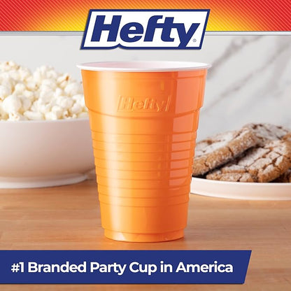 Hefty Party On Disposable Plastic Cups, 16 Ounce, Disposable Plastic Cups - Image 3