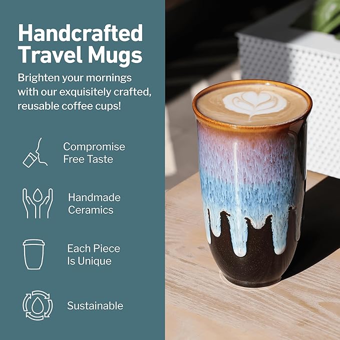 NOVA CERAMICS Coffee Tumbler – Travel Mug - Image 2