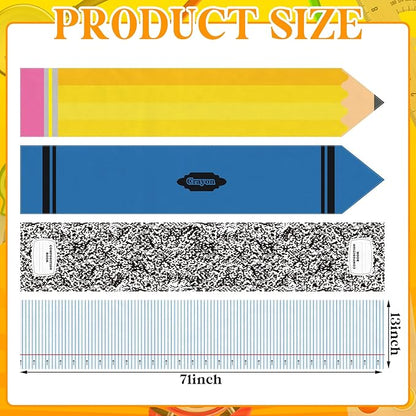 4 Pcs Preschool Back to School Table Runner 71 x 13 Inch First Day of School - Image 2
