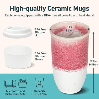 NOVA CERAMICS Coffee Travel Mug - Image 3