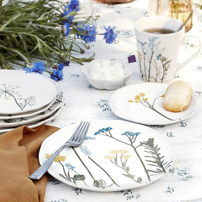 Lenox Wildflowers 4-Piece Tidbit Plates, Dessert Plate Set - Image 4