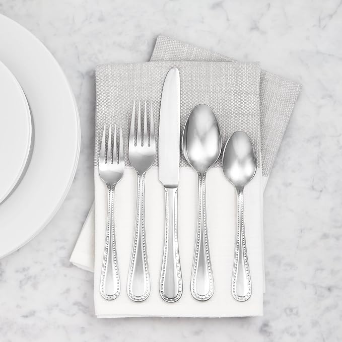 Amazon Basics Stainless Steel Dishwasher Safe Dinner Spoons - Image 6