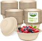 Small Paper Bowls 10 oz, 100 Pack 100% Compostable Biodegradable | Eco-friendly by Unknown