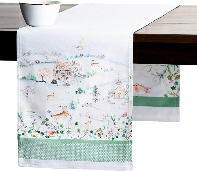 Maison d' Hermine Table Runner 100% Cotton 14.50" x 108" | Table Runners 108 by MaisondHermine